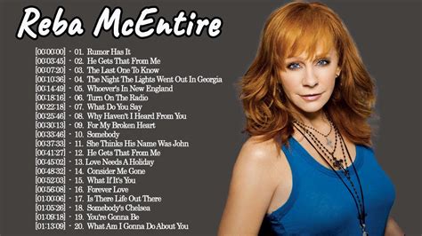 reba song lyrics|reba songs list greatest hits.